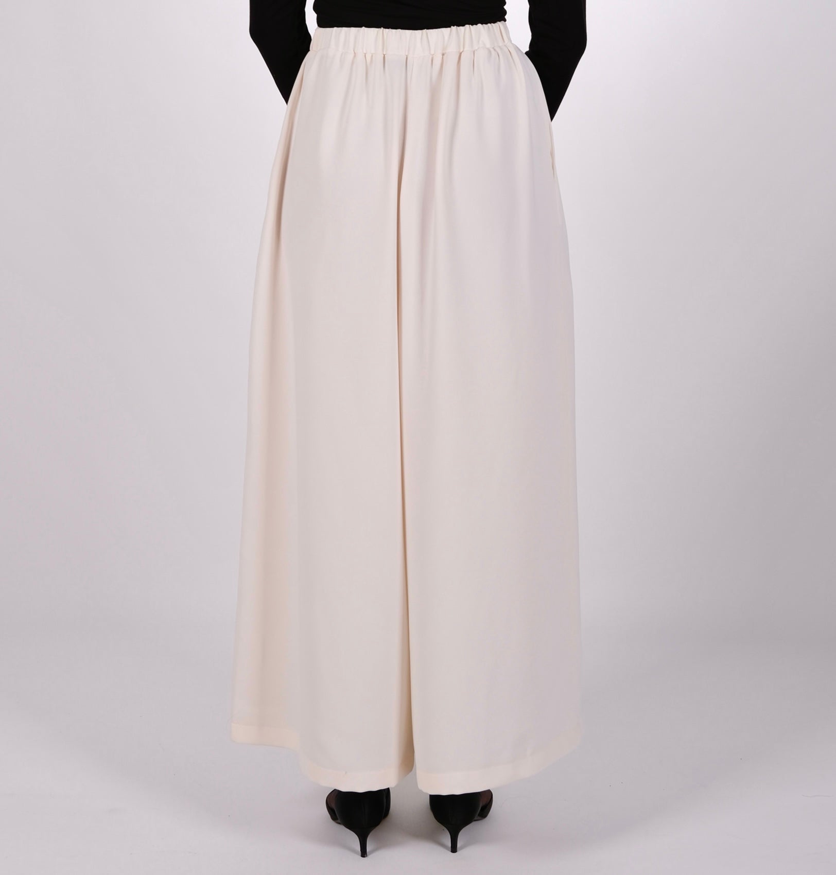 The Cream Wide-Leg Pants